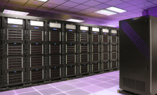 A picture of a server room