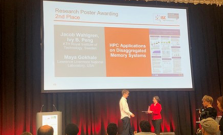An award being presented at ISC23