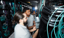 Technicians working on El Capitan
