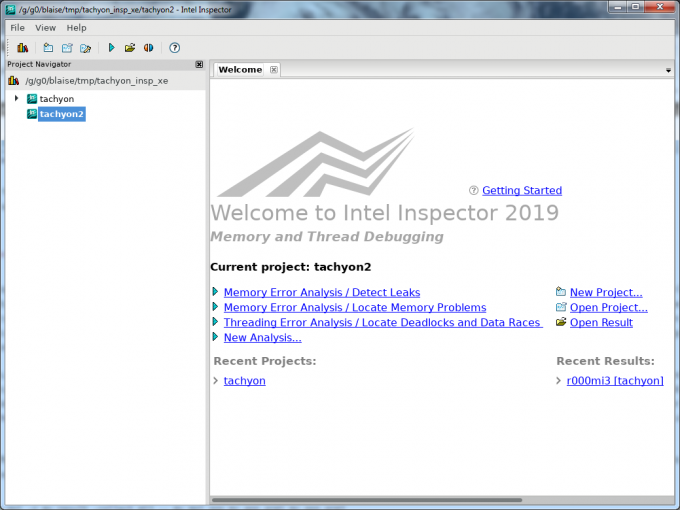 Intel Inspector Configure Analysis Intel Inspector Configure Analysis