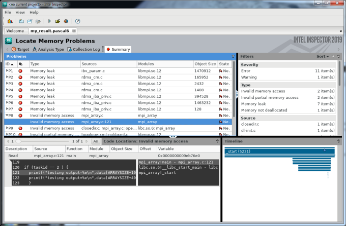 Intel Inspector with MPI Intel Inspector with MPI