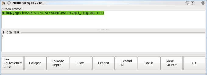 STAT GUI node dialog