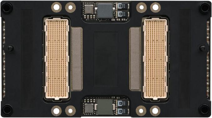 NVIDIA Tesla P100 with Pascal GP100 GPU back